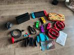 Nintendo switch incl veel accesoires, Spelcomputers en Games, Spelcomputers | Nintendo Switch, Ophalen, Met 2 controllers, Switch Original