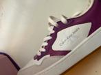 Calvin Klein Sneakers Wit/Paars - Maat 38, Ophalen of Verzenden, Zo goed als nieuw, Wit, Sneakers of Gympen
