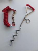 Aanlegspiraal - Hondenpen met Handvat en Ring - 41cm (Nieuw), Dieren en Toebehoren, Ophalen of Verzenden, Nieuw
