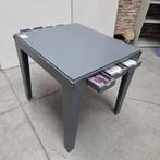 VOLLEDIG HOUTEN TAFEL MET 4 KLEINE LAADJES AFM 70X80X76 HOOG, Ophalen, Gebruikt, Vierkant, 75 cm of meer