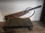 Vintage antieke papiersnijder guillotine, Antiek en Kunst, Ophalen of Verzenden