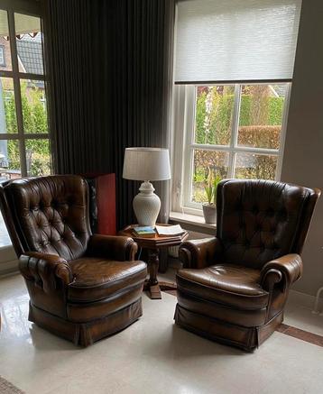 Castle Furniture lederen fauteuil stoel / 2 stoelen beschikbaar voor biedingen