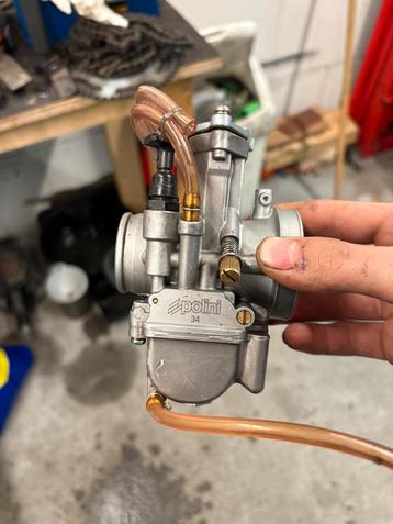 34mm polini carburateur zo goed als nieuw  beschikbaar voor biedingen
