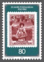 50 Jahre Postmuseum Vaduz (1980), Postzegels en Munten, Ophalen of Verzenden