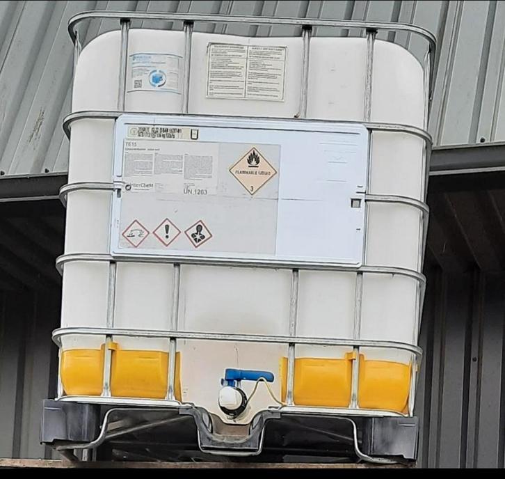 IBC vat, regenton, watervat met deksel 1000 ltr, Tuin en Terras, Regentonnen, 150 liter of meer, Ophalen