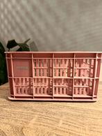 Basil roze fietskrat S (17,5L), Fietsen en Brommers, Fietsaccessoires | Fietsmanden, Ophalen of Verzenden, Gebruikt, Fietskrat