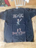 AC/DC Rock or Bust 2015 world tour shirt - vintage retro, Ophalen of Verzenden, Gedragen, Maat 52/54 (L), Zwart