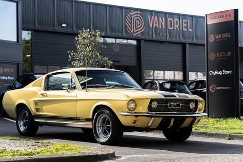 Ford  Mustang 1967 Geel | GTA |, Auto's, Ford, Bedrijf, Te koop, Overige modellen, Radio, USB, Benzine, Coupé, Automaat, Geïmporteerd