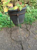 Brocante plantenstandaard, Tuin en Terras, Ophalen, Minder dan 30 cm, Minder dan 60 cm, Rond