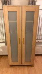 Kledingkast 180x80x60, Ophalen, Eikenhout, Met hangruimte, 50 tot 100 cm