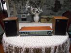 Vintage Philips radio 22RH901/00Z met speakers 22RH481/OOZ, Ophalen, Zo goed als nieuw