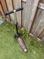 Maxi Micro step Deluxe LED - 3-wiel - Zwart/Oranje, Fietsen en Brommers, Steps, Ophalen, Gebruikt, Gewone step, Micro