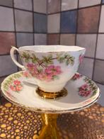 Imperial Fine English China, 22 kt gold,kop en schotel, Antiek en Kunst, Ophalen of Verzenden