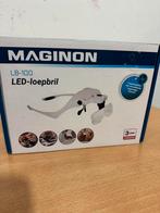 Maginon Loepbril met 5 Lenzen + Doos, Hobby en Vrije tijd, Vergrootglazen, Loepen en Loeplampen, Ophalen of Verzenden, Zo goed als nieuw