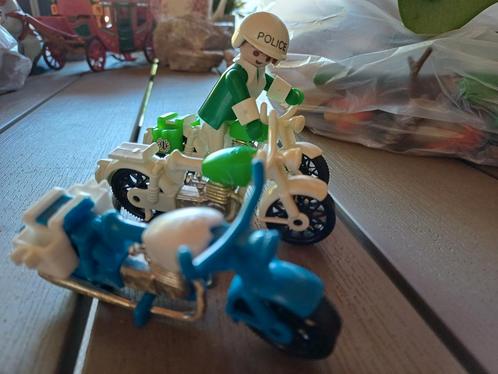 Playmobil 2x Politiemotor en 1 motor CLICKY, Kinderen en Baby's, Speelgoed | Playmobil, Zo goed als nieuw, Ophalen of Verzenden