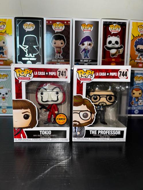 Funko The Professor & Tokio Chase Pop, Verzamelen, Poppetjes en Figuurtjes, Gebruikt, Ophalen of Verzenden