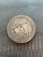 Grote Penning Munt Ridder te paard, Postzegels en Munten, Penningen en Medailles, Overige materialen, Ophalen of Verzenden