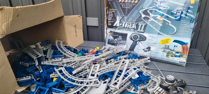 X-Trek II Micro Racing System Racebaan - Compleet, Kinderen en Baby's, Speelgoed | Racebanen, Gebruikt, Racebaan, Overige merken
