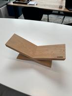 Boekenstandaard/boekensteun - Eikenhout - Natuurkleur COOKX, Ophalen of Verzenden, Zo goed als nieuw