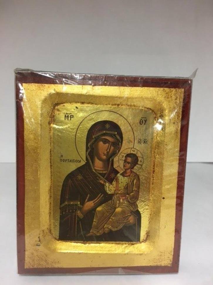KL02z Icoon Moeder Maria en Kindje Jezus (nieuw), Verzamelen, Religie, Nieuw, Beeld(je), Verzenden