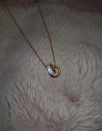 Gouden ketting ~colours by kate, Met kristal, Overige materialen, Ophalen of Verzenden, Zo goed als nieuw
