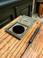 Antieke/vintage lessenaar, eiken jaren '20 schooltafel, Ophalen