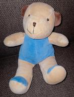 Vintage nicotoy blauw beige beertje., Kinderen en Baby's, Ophalen of Verzenden, Gebruikt, Beer