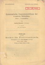 Systematische Zusammenstellung der recenten Reticulosa, Gelezen, Ludwig Rhumbler, Ophalen of Verzenden, Overige onderwerpen
