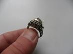 Byzantijnse Middeleeuwse zilveren ring bodemvondst, Ophalen of Verzenden, Zilver, Ring
