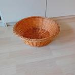 Rieten mand rond 43 cm breed 13 cm hoog, Ophalen of Verzenden, Gebruikt, Rond, Riet