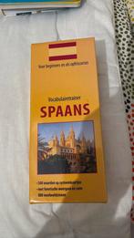 Vocabulairetrainer Spaans - Beginners/Opfriscursus, Boeken, Ophalen of Verzenden, Zo goed als nieuw, Non-fictie