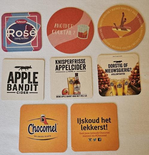 64 Bierviltjes Fris en ander drankmerken, Verzamelen, Biermerken, Gebruikt, Viltje(s), Overige merken, Ophalen of Verzenden