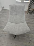 Rond draaiende fauteuil zgan, Huis en Inrichting, Fauteuils, Ophalen, Zo goed als nieuw, Stof