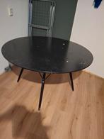 Gratis eettafel (Hoogezand), Huis en Inrichting, Tafels | Eettafels, Ophalen, Gebruikt, 100 tot 150 cm, Rond