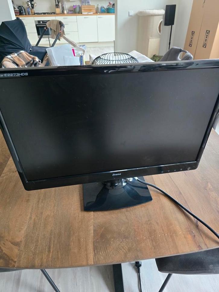 Iiyama Beeldscherm + HDMI - Perfect voor starters!, Computers en Software, Monitoren, Gebruikt, 60 Hz of minder, DVI, HDMI, VGA