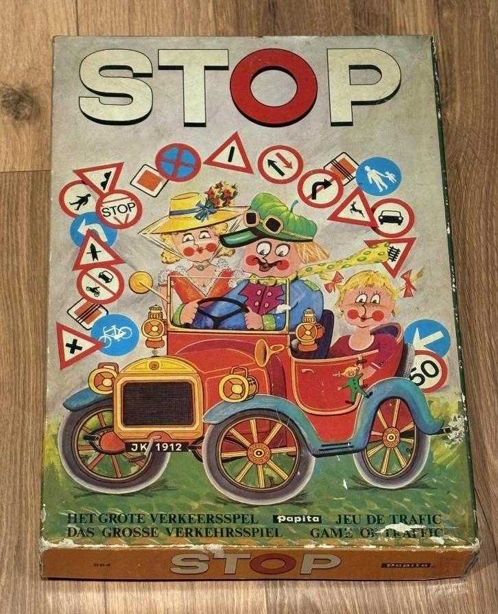 Stop - Het Grote Verkeersspel, Hobby en Vrije tijd, Gezelschapsspellen | Bordspellen, Gebruikt, Ophalen of Verzenden