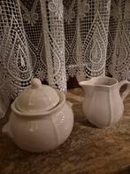 Feller Fayencerie Suikerpot en Melkkan Set, Antiek en Kunst, Curiosa en Brocante, Ophalen of Verzenden