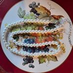 68 cm, Parelketting met zilverkleurige sluiting, 68 cm lengt, 33 - 40 uur, Overige niveaus, Overige vormen