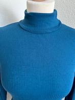 King Louie maat L blauwe col trui, longsleeve rolkraag 2472, Blauw, Maat 42/44 (L), Ophalen of Verzenden, Zo goed als nieuw