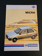 Brochure Nissan Micra 1983, Ophalen of Verzenden, Zo goed als nieuw, Nissan