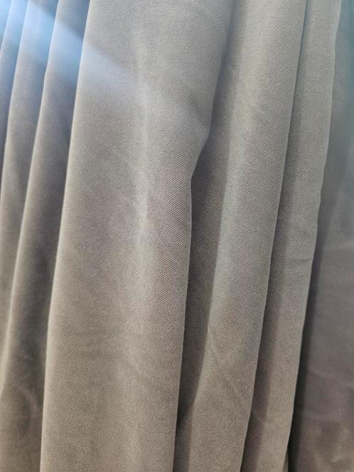 Velours gordijnen M73, Huis en Inrichting, Stoffering | Gordijnen en Lamellen, Nieuw, 200 cm of meer, 200 cm of meer, Beige, Ophalen of Verzenden