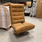 Fauteuil Tijuana – Elektrisch verstelbaar | Foggia Cognac, Ophalen, ., Nieuw, 75 tot 100 cm