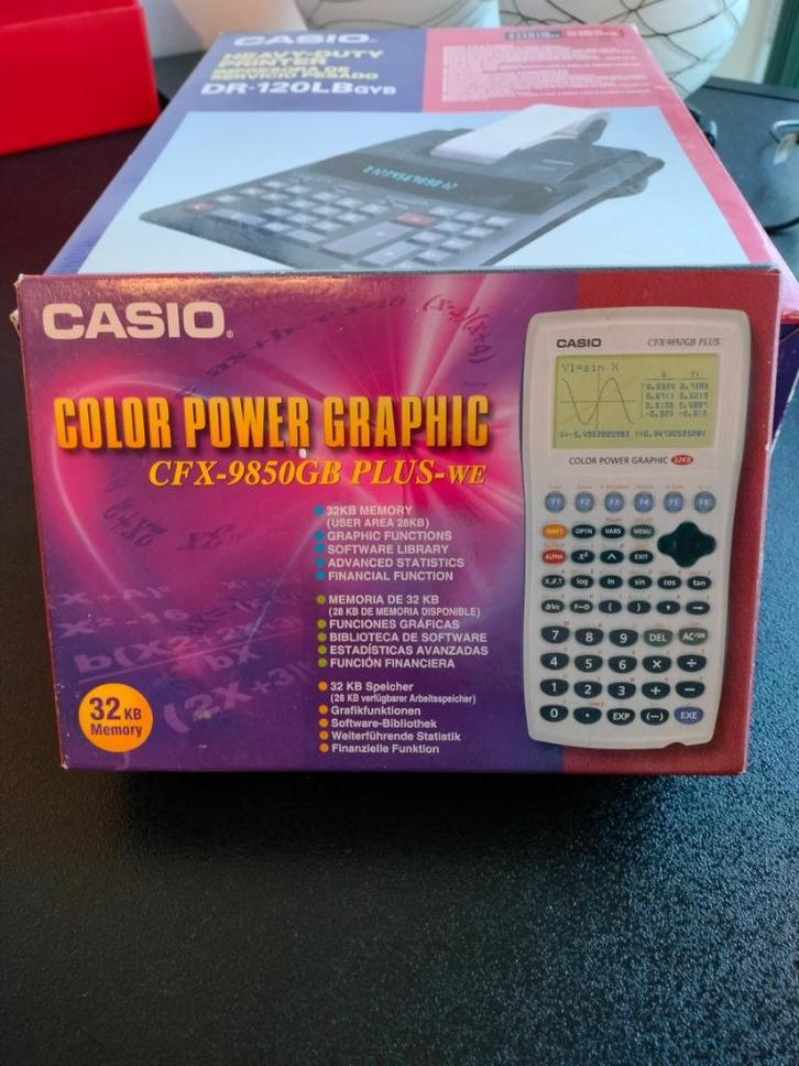 Casio CFX-9850GB Plus-we (nieuw in doos), Diversen, Rekenmachines, Nieuw, Ophalen of Verzenden