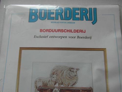 compleet borduurpakket, uitgave de Boerderij. borduurpatrone, Hobby en Vrije tijd, Borduren en Borduurmachines, Nieuw, Borduurpakket
