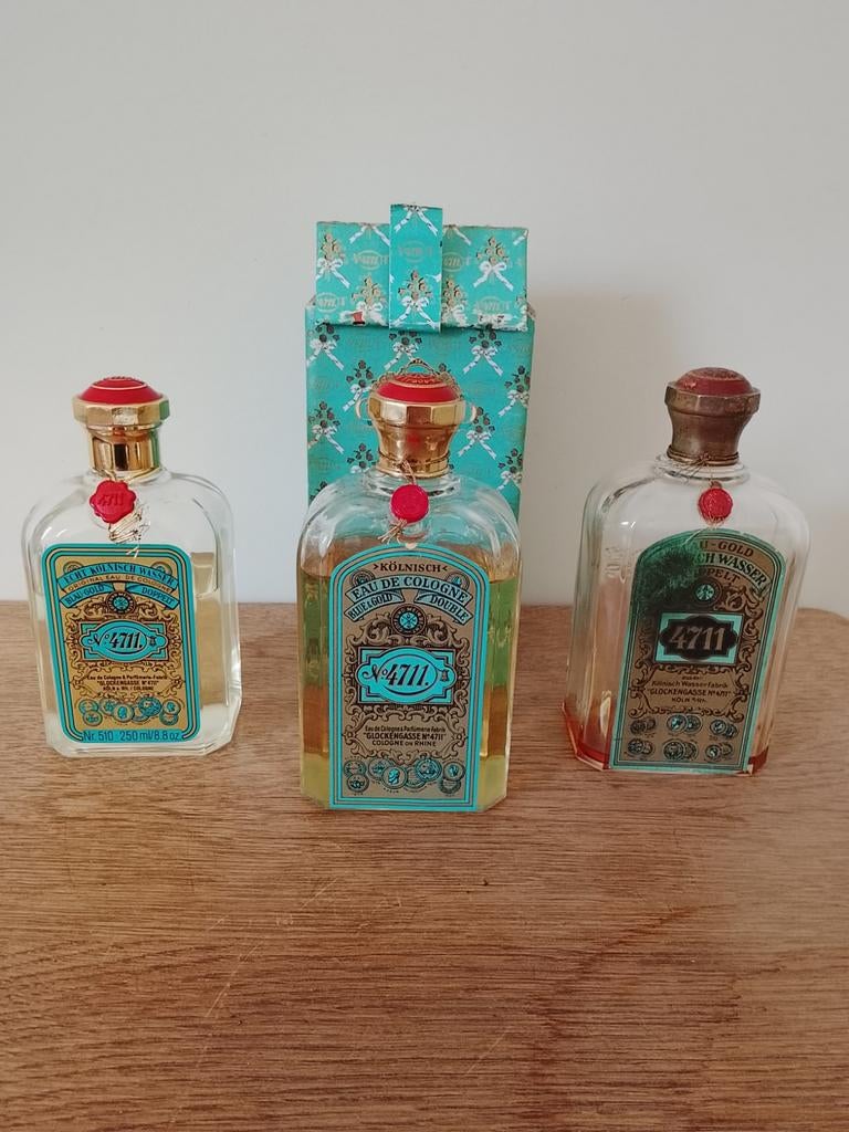 4711 eau de cologne lot!, Ophalen of Verzenden, Gebruikt, Parfumfles, Gevuld