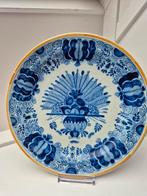 Antiek Delfts Blauw Bord - De Klauw, Antiek en Kunst, Ophalen of Verzenden