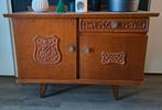Vintage jaren 50/60 dressoir, Ophalen, Gebruikt, Teakhout, 50 tot 100 cm