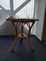 Rotan tafel met mozaïek blad, Huis en Inrichting, Tafels | Salontafels, Ophalen, Rond, 50 tot 100 cm, 50 tot 100 cm