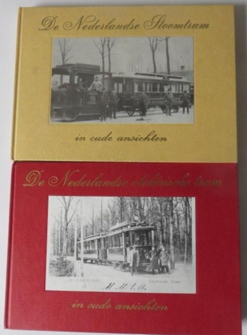 Stoomtram en Elektrische tram in oude ansichten, Verzamelen, Spoorwegen en Tramwegen, Zo goed als nieuw, Tram, Boek of Tijdschrift