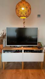 IKEA Besta TV meubel met lades en plankjes - Wit/OSB, Huis en Inrichting, Ophalen, Gebruikt, 150 tot 200 cm, Minder dan 100 cm